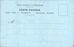 CPA Menton le ravin et le pont frontière