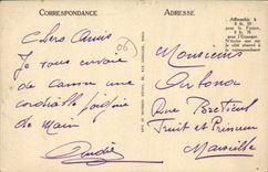 CPA Cannes Promenade de la Croissette et le Mont Chevalier 