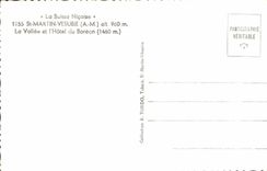 CPA St Martin Vesubie La Vallee et l'Hotel du Boreon 