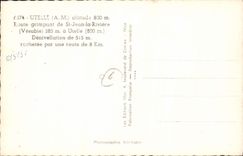 CPA Utelle Route grimpant de St Jean la Riviere 