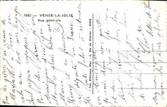 CPA Vence la Jolie vue general 