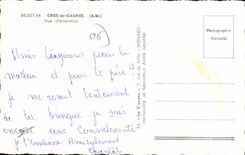 CPA Cros de Cagnes vue d'ensemble 