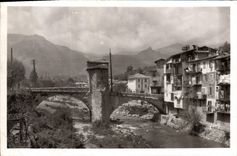 CPA Cote d'Azur Sospel le vieux pont sur la Bevera 