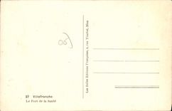 CPA Villefranche le port de la Sante