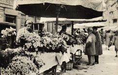 CPA Nice Marché aux fleurs 