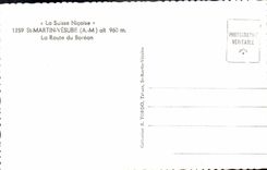 CPA la Suisse Nicoise St Martin Vesubie La Route du Boreon 