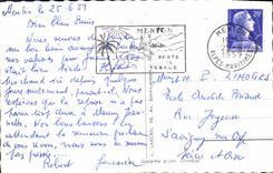 CPA Menton Vue generale sur la Ville et le Cap Martin 