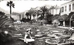 CPA Menton les jardins pendant les fetes du citron 