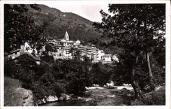 CPA La Suisse Nicoise St Martin Vesubie vue generale et torrent du Boreon 