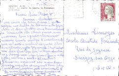 CPA Menton la piscine du casino la Promenade et la plage 