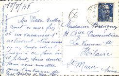 CPA Menton vue generale 