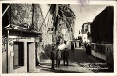 CPA Grimaldi Ventimiglia ponte San Luigi Frantiere Italo Francese 