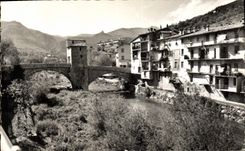 CPA Sospel Vieux Pont datant du XI siecle 