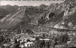 CPA Saint Martin Vesubie vue generale et le Massif du Tournairet 