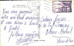 CPA Souvenir de Juan les Pins pin-up