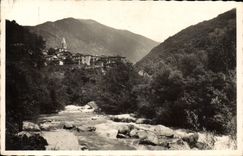 CPA La Suisse Nicoise St Martin Vesubie Vue generale 