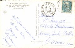 CPA La Suisse Nicoise St Martin Vesubie Vue generale