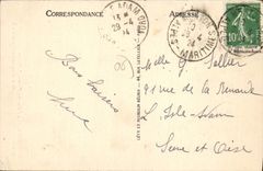 CPA Menton Frontiere Franco Italienne et le Pont Saint Louis 