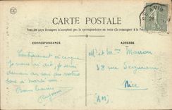 CPA Cote d'Azur Roquebrune Rue de Azure Coast
