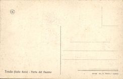 CPA Tenda Valle Roia Porta del Duomo 