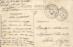 CPA Ligne du Sud de la France Le Villars du Ver et la Chaine du Mont Vial 