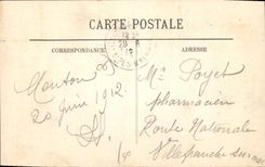 CPA Menton Vallee du Real pont Saint Louis 