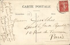 CPA Touet de Beuil Ligne du sud de la France hotel de la poste Masseira 