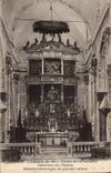 CPA Utelle A M Vallee de la Vesubie interieur de l'Eglise retable historique de grande valeur 