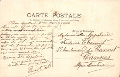 CPA Nice les Rochers du chateau et statue Charles Felix