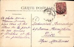 CPA Antibes A M le Port et le Fort Carre