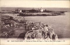 CPA Cap d'Antibes vue sur la Pointe du Cap 