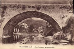 CPA Sospel A M les ponts sur la Bevera 