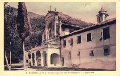 CPA Saorge A M Ancien Couvent des Franciscains l'Esplanade 