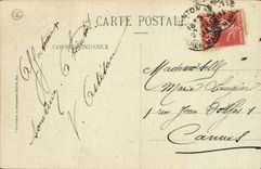 CPA Excursion aux environs de Menton A M hotel restaurant du Righi d'hiver Plein midi confort modern