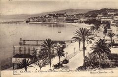 CPA Cannes la Croisette et le Mont Chevalier 
