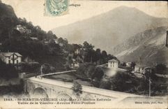 CPA St Martin Vesubie Alp Mar Station Estivale Vallee de la Vesubie avenue Felix Poullan 