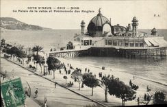CPA Cote d'Azur Nice le palais de la Jetee et Promenade des Anglais 