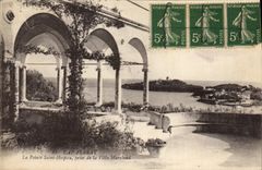 CPA Cap Ferrat la pointe Saint Hospice prise de la Villa Maryland 