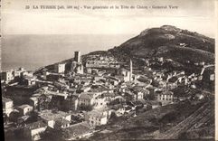 CPA La Turbie vue generale et la Tete de Chien general view 