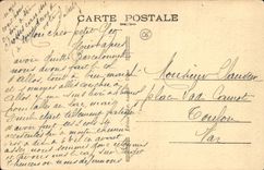 CPA Puget Theniers Vue generale et la Roudoule 