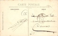 CPA Antibes Vue generale entre les Rochers