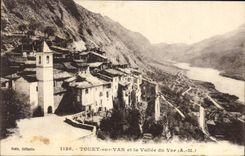 CPA Touet sur Var et la Vallee du Var 