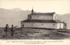 CPA Madone d'Utelle et Chaine des Alpes Vallee de la Vasubie 
