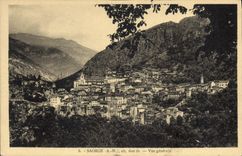 CPA Saorge Vue generale 