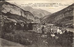 CPA St Martin d'Entraunes Vue generale station Estivale Vallee du Var 