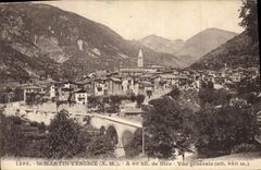 CPA St Martin Vesubie Vue generale 