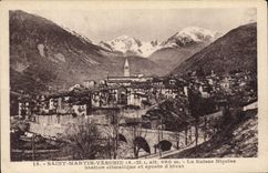 CPA Saint Martin Vesubie La Suisse Nicoise Station climatique et sports d'hiver 