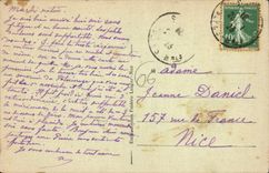 CPA Menton La Terrasse du Couvent de l'Annonciata 