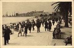 CPA Cannes Alpes Maritimes Promenade de la Croisette 
