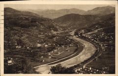 CPA Core d'Azur Nice Alpes Maritimes La Vallee du Pavillon et la Trinite Victor Vue prise de la Gran